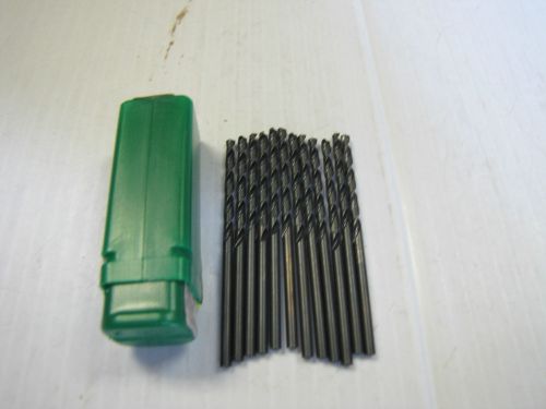 NEW LOT OF 12 PRECISION DRILL JOBBER LENGTH HSS BLACK OXIDE DRILL BIT 2 AB 2.50