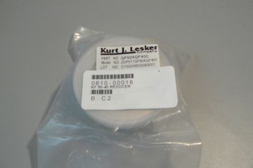 NEW KURT J LESKER QF50XQF40C CONICAL REDUCER NIPPLES KF50 QF50 TO KF40 QF40