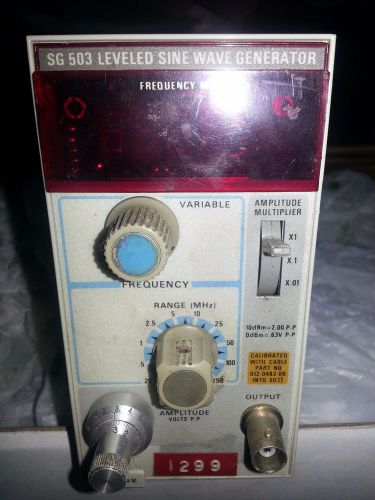 Tektronix SG503 Leveled Sine Wave Generator - 250kHz to 250MHz