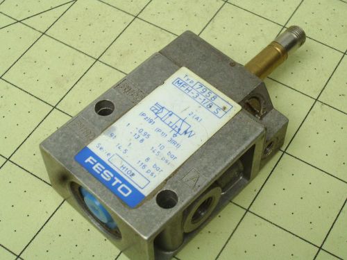 FESTO MFH-3-1/8 S SOLENOID VALVE &#034;NNB&#034; QTY 1 #61652