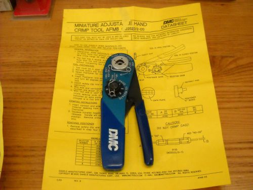 DMC AFM 8 Crimp Tool &amp; UH2-5 Universal Positioner