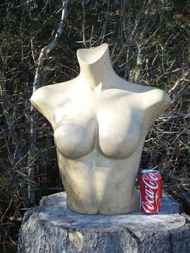 VTG FEMALE MANNEQUIN TORSO BUSTS DRESS FORM MODEL DISPLAY NUDE ART