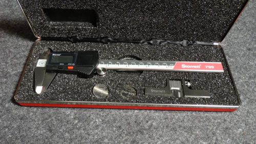 (B3) STARRETT 6&#034; Electronic Digital Dial Caliper EC799A-6/150