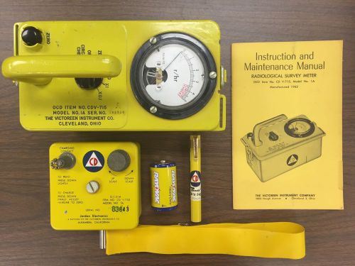 Cdv-715 radiation geiger counter kit with cdv-750 charger and pen for sale