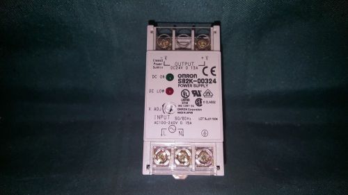 OMRON S82K-00324 POWER SUPPLY 24V OUTPUT 13 AMP