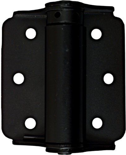 National Hardware V125 3&#034; Adjustable Spring Hinges in Black