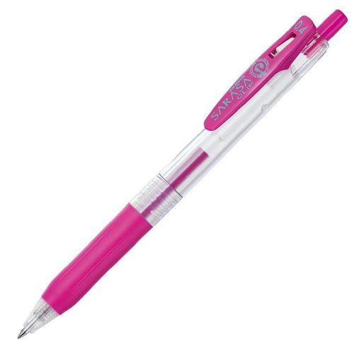 Zebra - SARASA Clip Gel Ink Pen (10 Piece Box Set) - Magenta