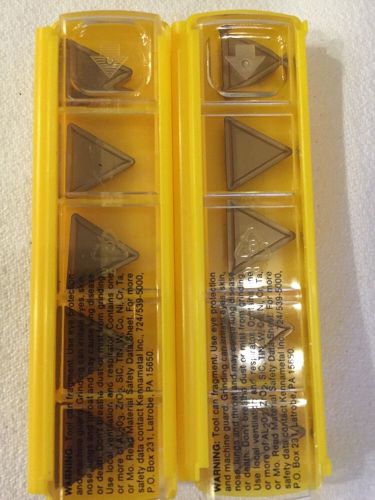 Kennametal TPMR322 Carbide Insert, Lot Of 10 Pcs