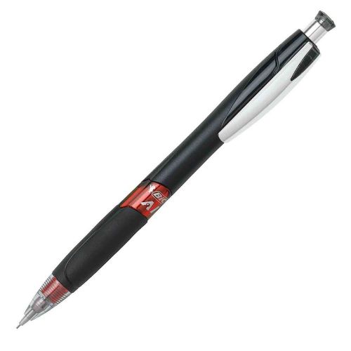 12  BIC AI CLICK  BLACK &amp; TRANSLUCENT RED 0.5 mm  PENCILS NEW