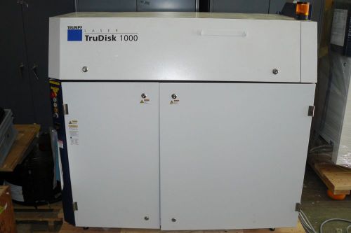 TRUMPF TRUDISK 1000 DIODE PUMPED SOLID STATE DISK LASER 1000W 380-460VAC WELDING