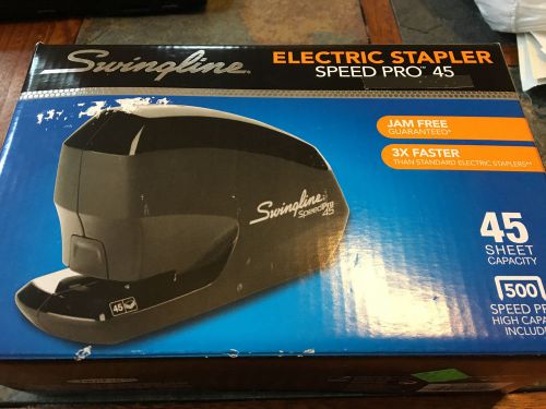 NIB NEW SWINGLINE SPEED PRO 45 ELECTRIC STAPLER includes 500 STAPLES!  MSRP $100