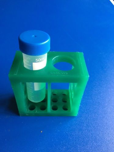 2 module of Rota-Rack Rotating 4-WAY Tube Rack for Large Tubes. Green &amp; Red