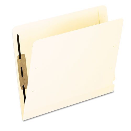 Pendaflex laminated spine end tab folder with 2 fastener, 11 pt manila, letter for sale