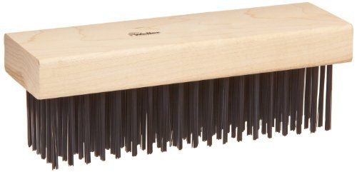 Weiler wire scratch brush, steel, straight wire, 0.014&#034; wire diameter, 1-5/8&#034; for sale