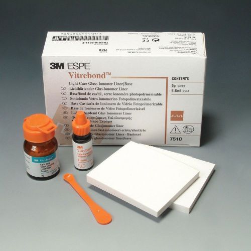 3M ESPE Vitrebond Light Cure Glass Ionomer Liner/Base Intro Kit~ Free Shipping ~