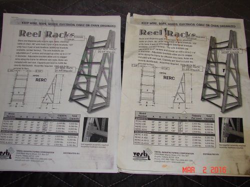 REEL RACKS BY VESTIL MODEL # RERC338