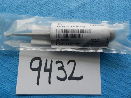Aesculap Orthopedic Bruns Curette 5mm #0 FK613R  6 1/2&#034;   NEW!!