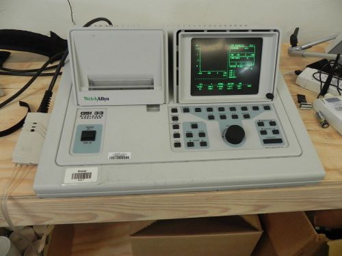 WELCH ALLYN GSI 33 TYMPANOMETER MIDDLE EAR ANALYZER