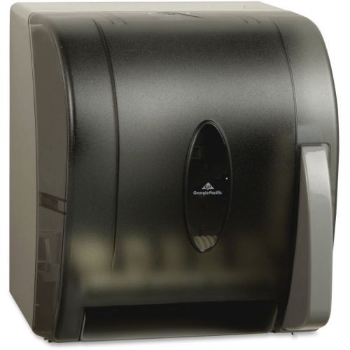 New georgia pacific 54338 hygienic push-paddle single roll paper towel dispenser for sale
