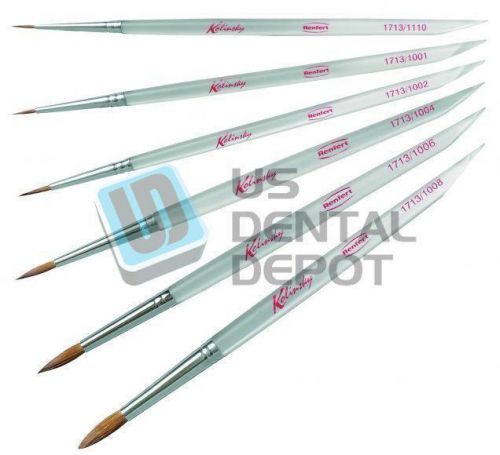 RENFERT KOLINSKY BRUSHES #13  (2 Pieces) -  US DENTAL DEPOT #023-1713-1013