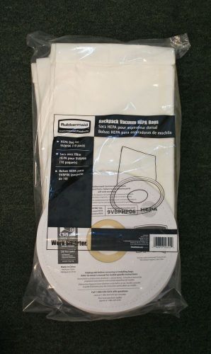 Rubbermaid backpack vacuum hepa bag replacement for sale