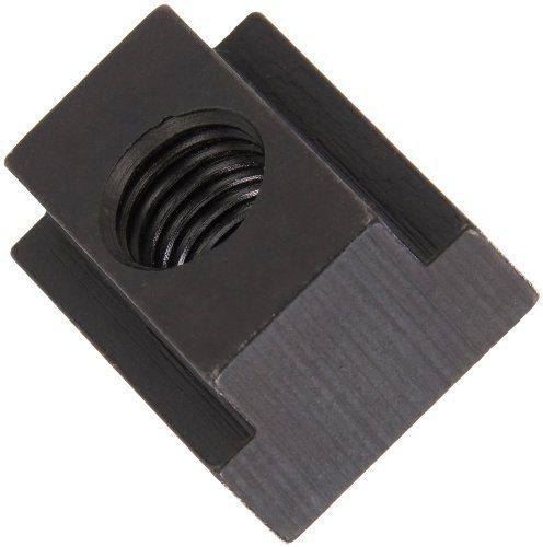 Small Parts 1018 Steel T-Slot Nut, Black Oxide Finish, Grade 6, 1/2&#034;-13 Threads,