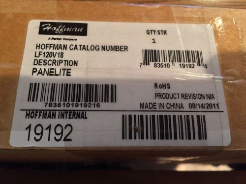 FACTORY SEALED! HOFFMAN PANELITE LF120V18