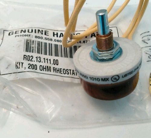 HATCO R02-13-111, KIT, 200 OHM RHEOSTAT, 25 WATT ohmite mfg co rhs200