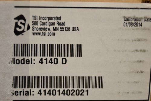 TSI INCORPORATED MODEL 4140 D MASS FLOWMETER NIB