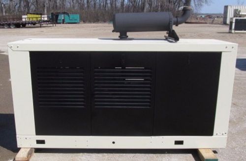 44kw kohler / ford natural gas or propane generator genset - load bank tested for sale