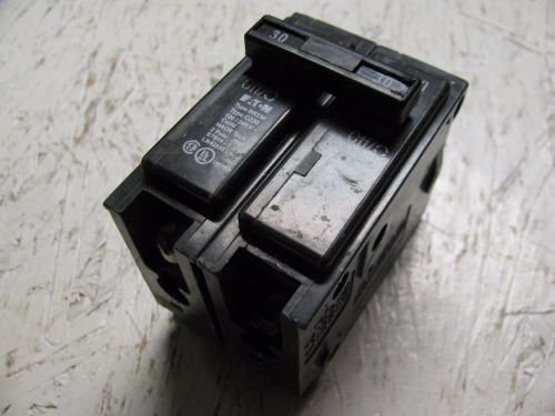 EATON BR230 C230 CIRCUIT BREAKER, 30 AMP, 2 POLE, 120/240VAC. USED