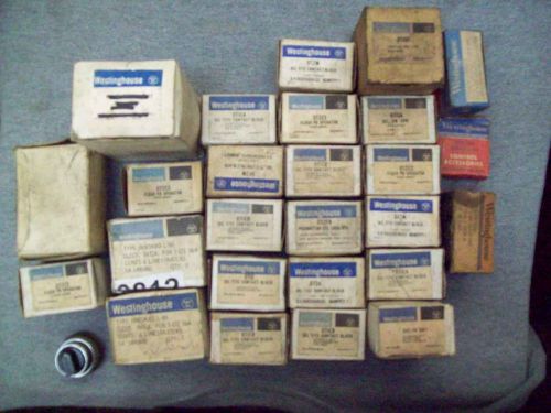 WESTINGHOUSE PUSHBUTTONS AND ETC LOT