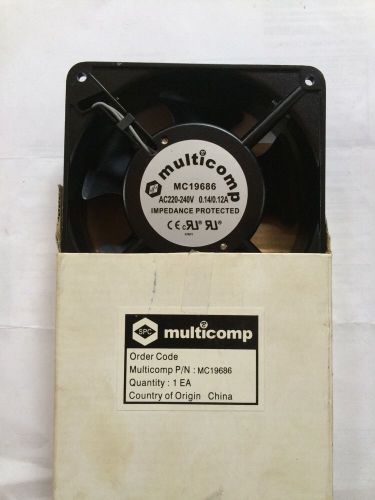 Brand New Multicomp MC19686 Axial Fan 120Mm 240Vac 140Ma