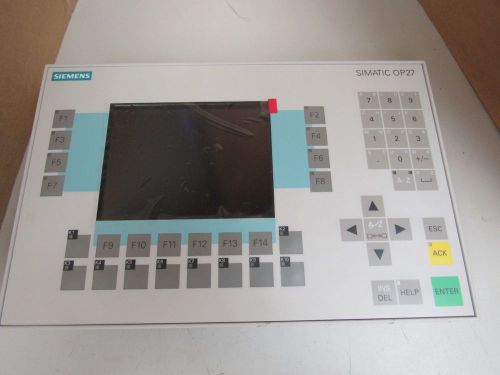 SIEMENS OPERATOR PANEL OP27 MONO 6AV3 627-1JK00-0AX0 6AV36271JK000AX0 NIB