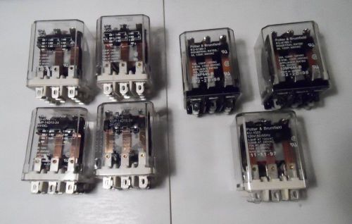 Potter &amp; Brumfield Lot of 7 Relays *Used Good* KU-4718 KU-6160-1 &amp; KU 4505