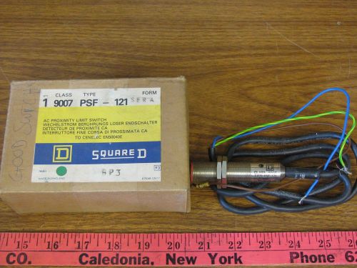 Square d inductive prox switch psf-121 for sale