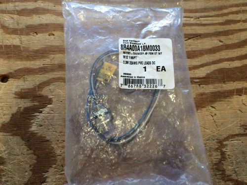 BRAD HARRISON 8R4A00A18M0033 MICRO CHANGE 4 PIN 22AWG FEMALE HEAD 1/4&#034; NPT*NEW!*