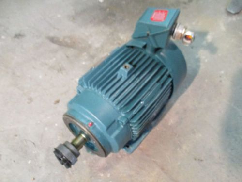 RELIANCE 20HP XEX MOTOR #8211145 FR:256TC 460V PH:3 RPM:1765 USED