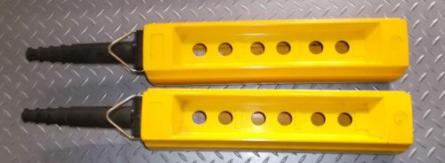 Lot of 2 Telemecanique XAC-B06 Pendant Control Housing