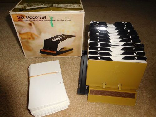 Vintage Rolodex Card File Eldon Office Product  Unused