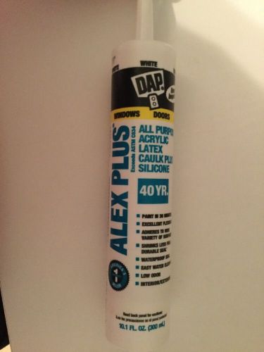 DAP All Purpose Acrylic Latex Caulk Plus Silicon 10.1 Fl Oz