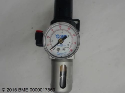 SMC NAW2000-NO1-C AIR FILTER REGULATOR WITH PRESSURE GAUGE