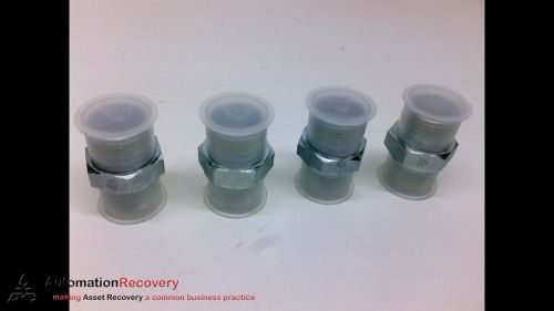 Adaptall 9000-12-12 - pack of 4 - fitting, male bspp/male bspp, carbon, new* for sale