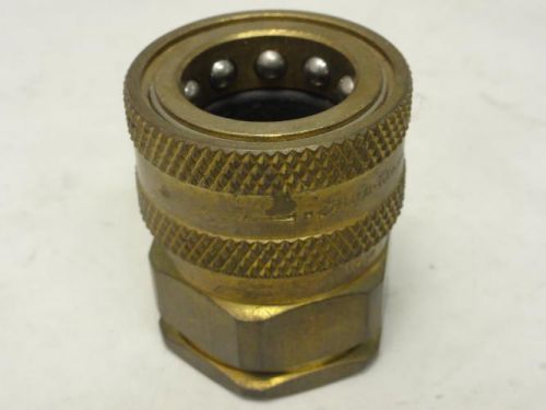 156571 New-No Box, Parker BPHC-12F Quick Coupler, 3/4&#034; NPT, Brass, Snap Tite