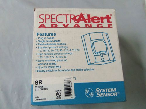 Spectralert advance  sr  strobe std cd red for sale