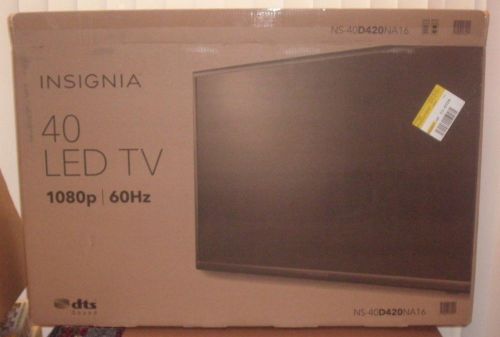 (EMPTY TV BOX ) for 40&#034; Flat Screen- with STYROFOAM LINER 40X25.5X6&#034; W/ HANDLES