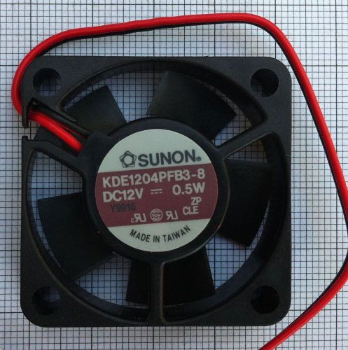 SUNON KDE1204PFB3-8 FANS 12VDC 40mm 4010 SERVER COOLING FAN