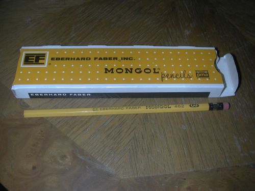 VTG Eberhard FABER MONGOL 482 PENCILS box 12 pencils NEW  #3