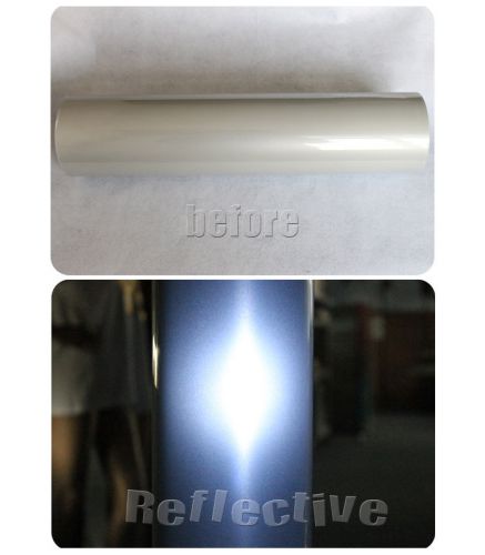 1Yard 20&#034; Width Reflective Light Heat Transfer Vinyl Heating Press Shiny