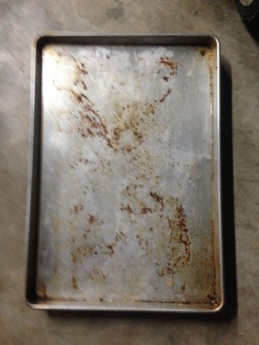 Lot of 5 Used Full Size Aluminum Baking Sheet Pans 18&#034; x 26&#034; Commercial Grade